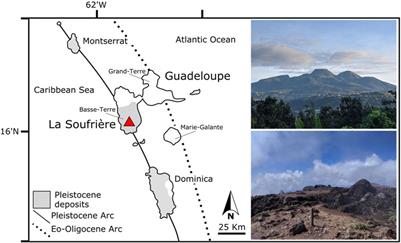 Volatile emissions from past eruptions at La Soufrière de Guadeloupe (Lesser Antilles): insights into degassing processes and atmospheric impacts
